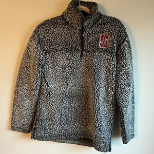 Fuzzy oversized Stanford sweatshirt